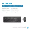 HP 230 belaidžių pelės ir klaviatūros rinkinys, pilno dydžio, belaidis, RF belaidis, membraninė, juoda, pelė įtraukta