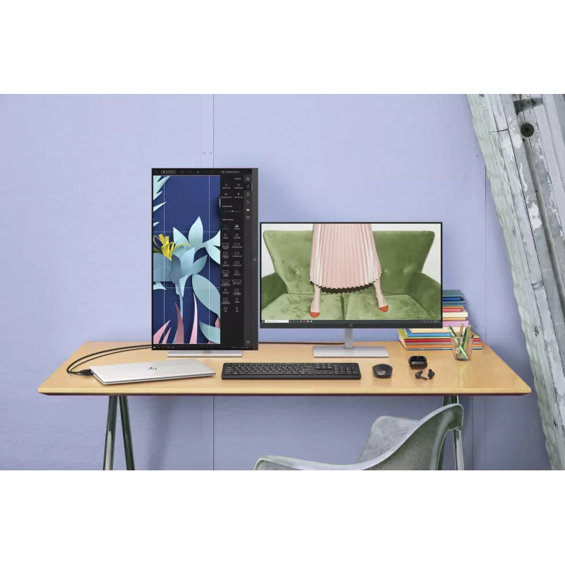 HP 230 belaidžių pelės ir klaviatūros rinkinys, pilno dydžio, belaidis, RF belaidis, membraninė, juoda, pelė įtraukta