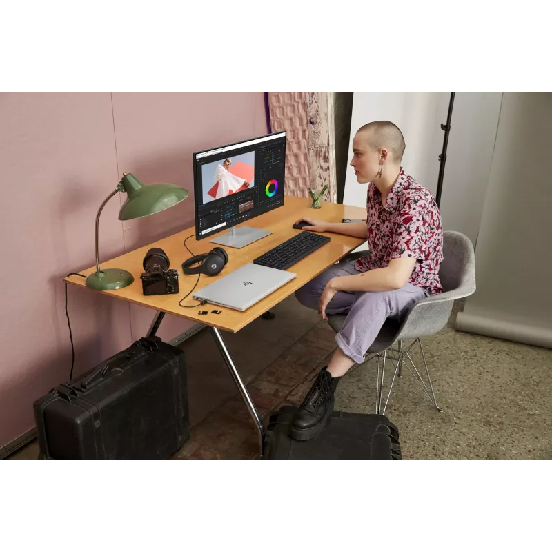 HP 230 belaidžių pelės ir klaviatūros rinkinys, pilno dydžio, belaidis, RF belaidis, membraninė, juoda, pelė įtraukta