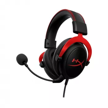 HyperX Cloud II - žaidimų ausinės (juodos-raudonos)