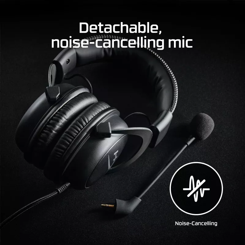 HyperX Cloud II - žaidimų ausinės (juodos-raudonos)