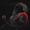 HyperX Cloud II - žaidimų ausinės (juodos-raudonos)