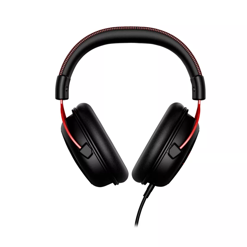 HyperX Cloud II - žaidimų ausinės (juodos-raudonos)