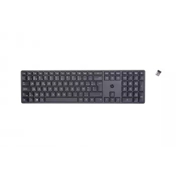 HP 450 programuojama belaidė klaviatūra RF Belaidė + USB AZERTY belgiška juoda