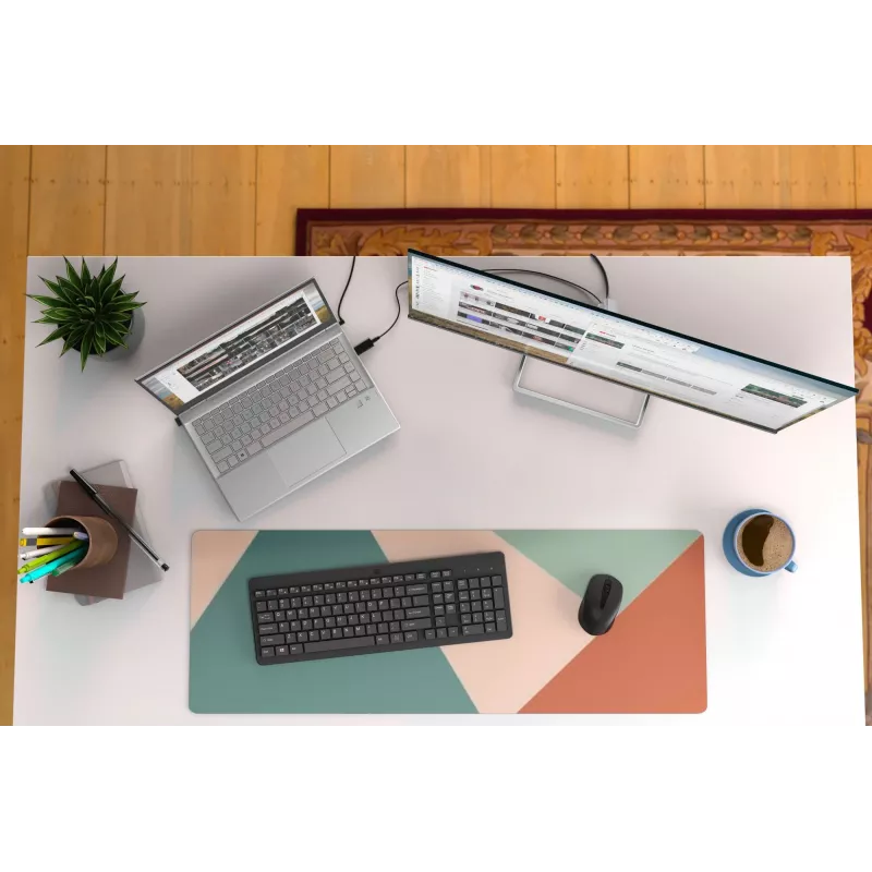 HP 330 belaidžių pelių ir klaviatūros rinkinys, pilno dydžio (100 %), belaidis, RF belaidis, juodas, pelė įtraukta