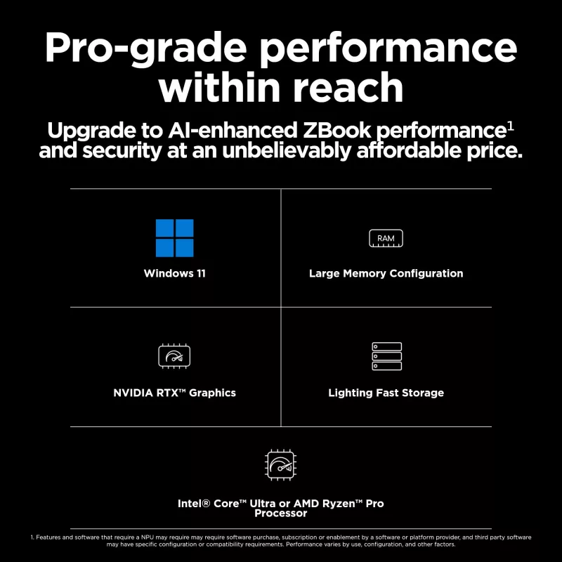 HP ZBook Power G11 A AMD Ryzen™ 7 8845HS Mobile workstation 40.6 cm (16 inch) WUXGA 16 GB DDR5-SDRAM 512 GB SSD NVIDIA RTX A1000 Wi-Fi 6E (802.11ax) Windows 11 Pro AI Workstation, AI PC Pilka