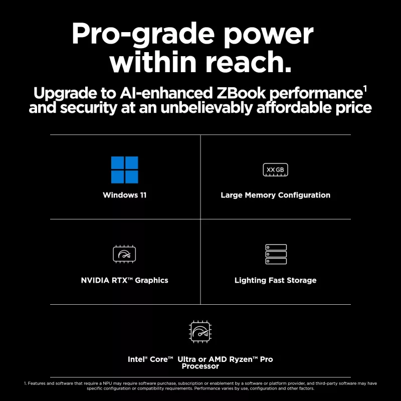 HP ZBook Power G11 A AMD Ryzen™ 7 8845HS Mobile workstation 40.6 cm (16 inch) WUXGA 16 GB DDR5-SDRAM 512 GB SSD NVIDIA RTX A1000 Wi-Fi 6E (802.11ax) Windows 11 Pro AI Workstation, AI PC Pilka
