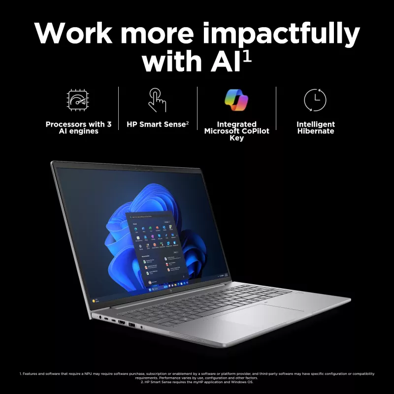 HP ZBook Power G11 A AMD Ryzen™ 7 8845HS Mobile workstation 40.6 cm (16 inch) WUXGA 16 GB DDR5-SDRAM 512 GB SSD NVIDIA RTX A1000 Wi-Fi 6E (802.11ax) Windows 11 Pro AI Workstation, AI PC Pilka