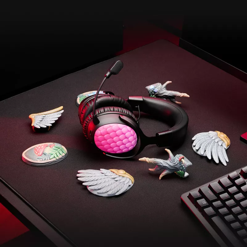HyperX Cloud III S - belaidės žaidimų ausinės (baltos), belaidės, 20–20000 Hz, žaidimams, 340 g, ausinės, baltos