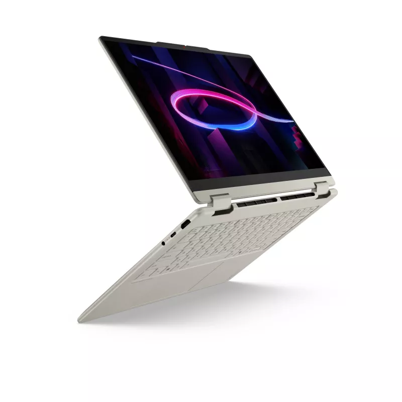 Lenovo Yoga 7 2-in-1 14IPH11 Copilot+ PC Intel Core Ultra 5 325 Hybrid (2-in-1) 35.6 cm (14 colių) Jutiklinis ekranas WUXGA 16 GB LPDDR5x-SDRAM 512 GB SSD Wi-Fi 7 (802.11be) Windows 11 Home Vokiška Seashell (spalva)