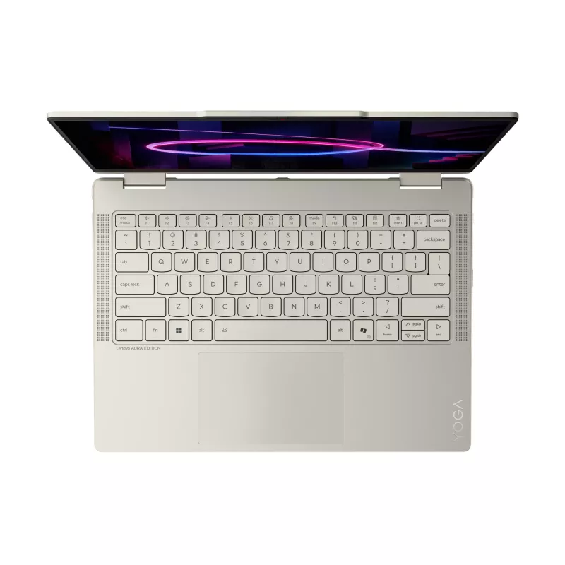 Lenovo Yoga 7 2-in-1 14IPH11 Copilot+ PC Intel Core Ultra 5 325 Hybrid (2-in-1) 35.6 cm (14 colių) Jutiklinis ekranas WUXGA 16 GB LPDDR5x-SDRAM 512 GB SSD Wi-Fi 7 (802.11be) Windows 11 Home Vokiška Seashell (spalva)