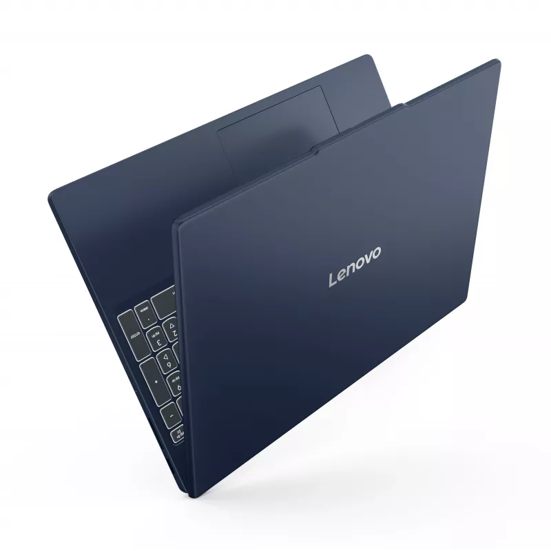 Lenovo IdeaPad plonas 3 15ARP10 AMD Ryzen™ 5 150 nešiojamasis kompiuteris 38,9 cm (15,3 colio) WUXGA 16 GB DDR5-SDRAM 512 GB SSD Wi-Fi 7 (802.11be) Windows 11 Home vokiška klaviatūra mėlynas