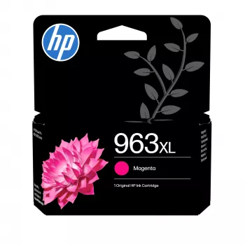 HP 963XL didelio našumo purpurinis Originalius rašalo kasetė, didelio našumo (XL), purpurinė, pigmentinis rašalas, 23,25 ml, 1 vnt., vienetinis pakuotė