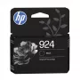 HP 924 juoda originali rašalo kasetė, standartinės išeigos, juoda, 1 vnt., 500 puslapių, 400 puslapių, vienetinė pakuotė
