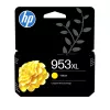 HP 953XL didelio našumo geltonas Originalius rašalo kasetė, didelė, geltona, pigmentinis rašalas, 18 ml, 1 vnt., vienos pakuotės