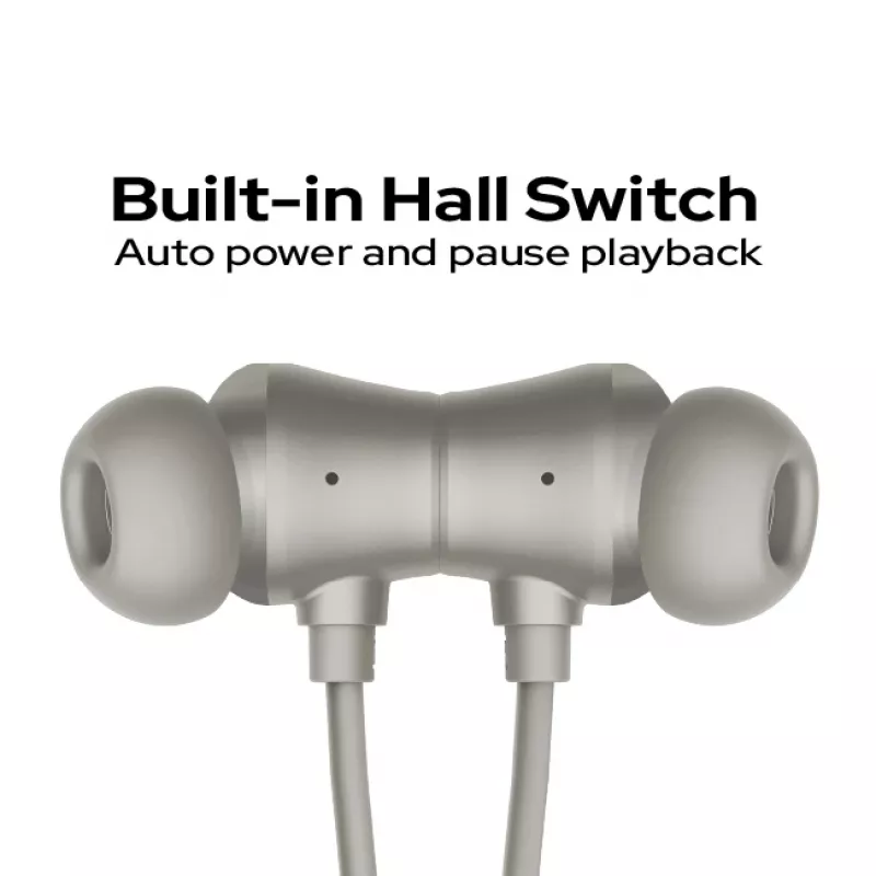 Verbatim TruSound ANC Neckband Earbuds Pilka, Wireless, 20 - 20000 Hz, Music/Everyday, 46.5 g, Headset, Pilka