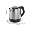 Tefal Subito Mini KO5S2DE0 elektrinis virdulys, 1 l, 2400 W, juodos spalvos, nerūdijančio plieno
