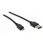 Hypertec 532456-HY USB kabelis USB 2.0 2 m USB A Micro-USB A juodas