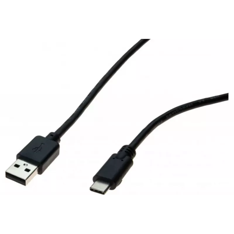 Hypertec 532482-HY USB laidas USB 2.0 1 m USB A USB C 0,48 Gbit/s Juoda