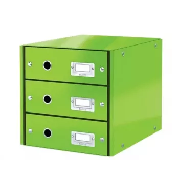 Leitz Click & Store WOW stalčių spintelė (3 stalčiai), kartoninė, 286 mm, 282 mm, 358 mm, 2,21 kg