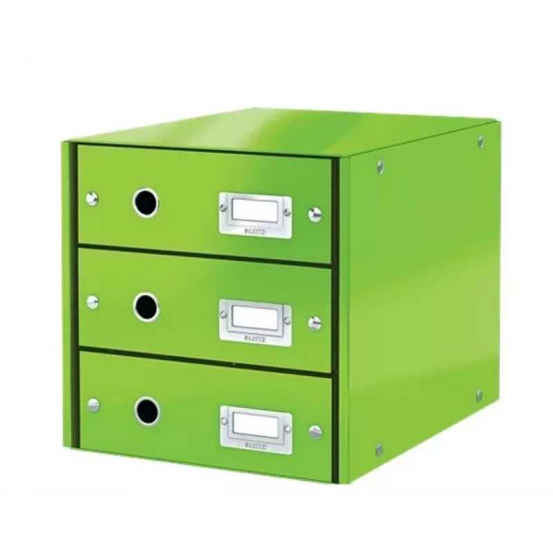 Leitz Click & Store WOW stalčių spintelė (3 stalčiai), kartoninė, 286 mm, 282 mm, 358 mm, 2,21 kg