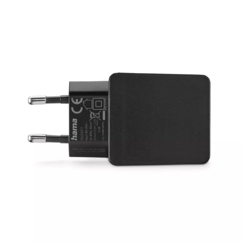 Hama 00086401 mobiliojo įrenginio įkroviklis MP3, Navigator, Nešiojamoji žaidimų konsolė, Išorinė baterija, Išmanusis telefonas, Planšetė Juoda AC Vidinis
