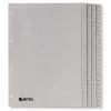 Rexel PP skirtukai, pilki, skaitmeniniai, Skaitmeninių kortelių rodyklė, Polipropilenas (PP), Pilka, A4, 226 mm, 297 mm