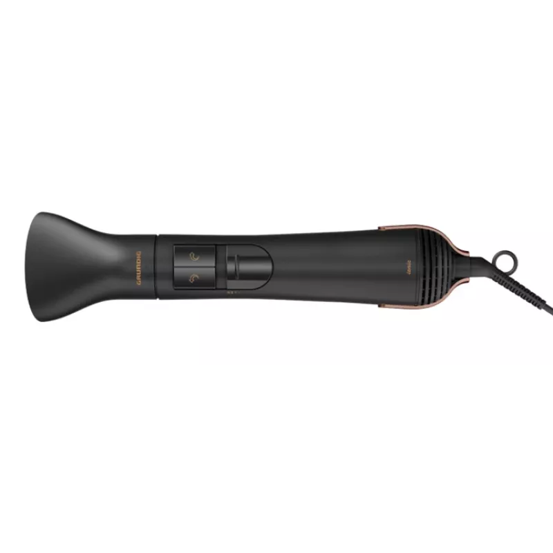 Grundig HS 7080 Karšto oro šepetys Šiltas Juoda, Rausvas auksas 1000 W 1,8 m