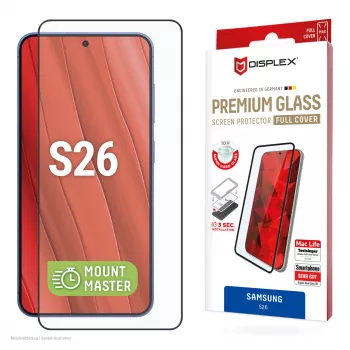 “Displex Premium” ekrano apsauga (viso ekrano, 10H), skirta “Samsung S26”, viso ekrano