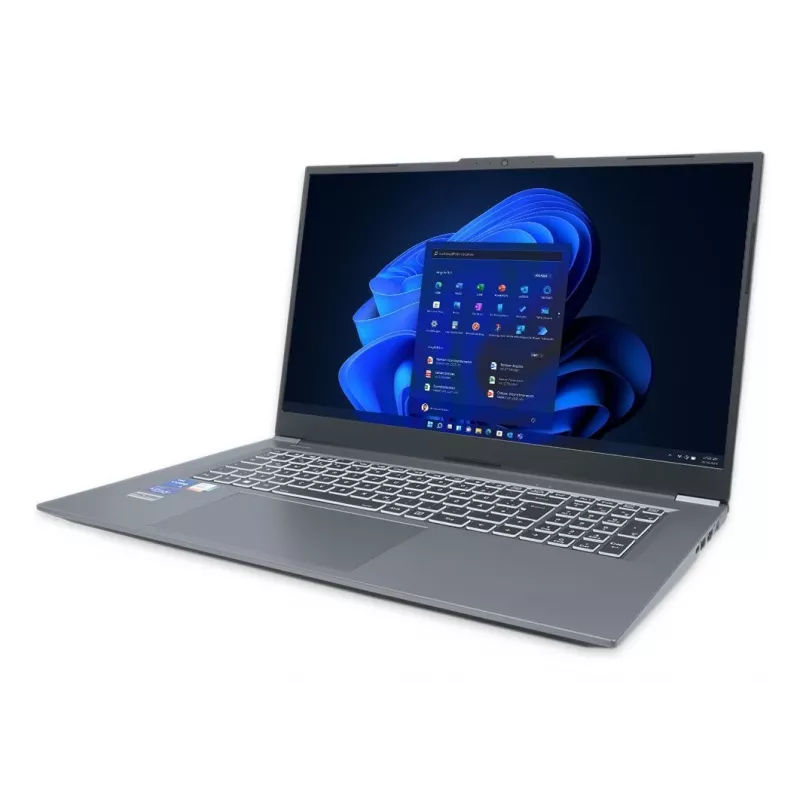TERRA MOBILE 1717R Intel® Core™ i7 i7-1355U Nešiojamasis kompiuteris 43.9 cm (17.3 colio) Full HD 16 GB DDR4-SDRAM 1 TB SSD Wi-Fi 6 (802.11ax) Windows 11 Pro Pilka