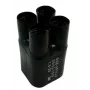 3M SKE 4F/1+2, termiškai susitraukiantis vamzdelis, juodas, 10 cm, 3.5 cm, 1 vnt., 120 °C