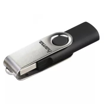 Hama 00181059 USB atmintukas 8 GB USB Type-A 2.0 Juoda, Sidabrinė