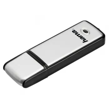 Hama Fancy USB atmintukas 64 GB 2.0 Juoda, Sidabrinė
