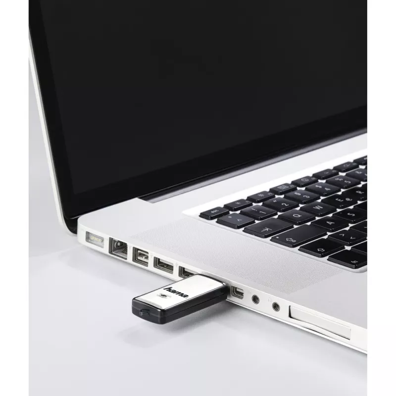 Hama Fancy USB atmintukas 64 GB 2.0 Juoda, Sidabrinė