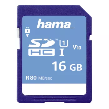 Hama 00181094 atminties kortelė 16 GB SDHC UHS-I Class 10