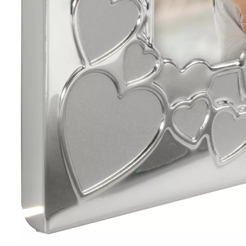 Hama Valentine viengubas nuotraukų rėmelis, sidabrinis