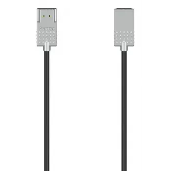 Hama Ultra-plonas HDMI kabelis 2 m HDMI Type A (Standartinis) Juoda, Sidabrinė