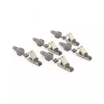Hama 00200793 laido jungtis RJ45 pilka