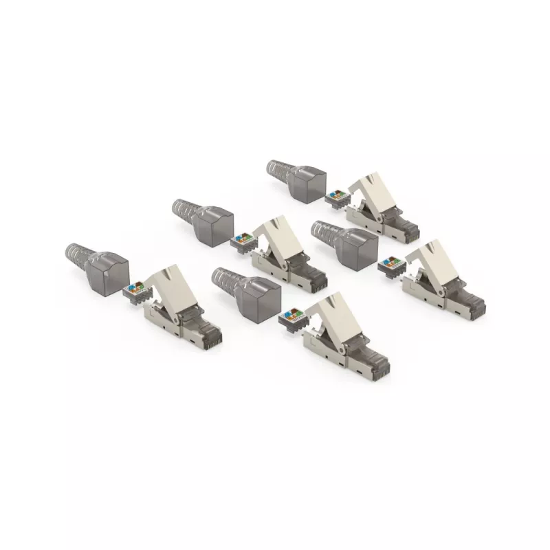 Hama 00200793 laido jungtis RJ45 pilka