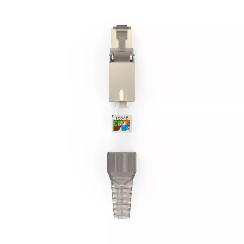 Hama 00200793 laido jungtis RJ45 pilka