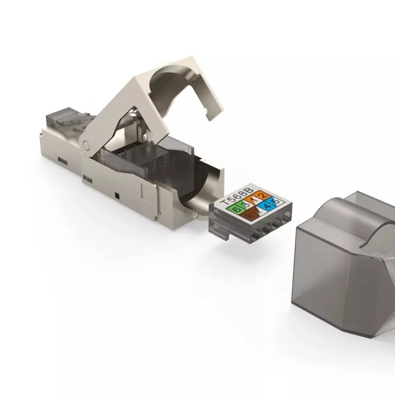 Hama 00200793 laido jungtis RJ45 pilka