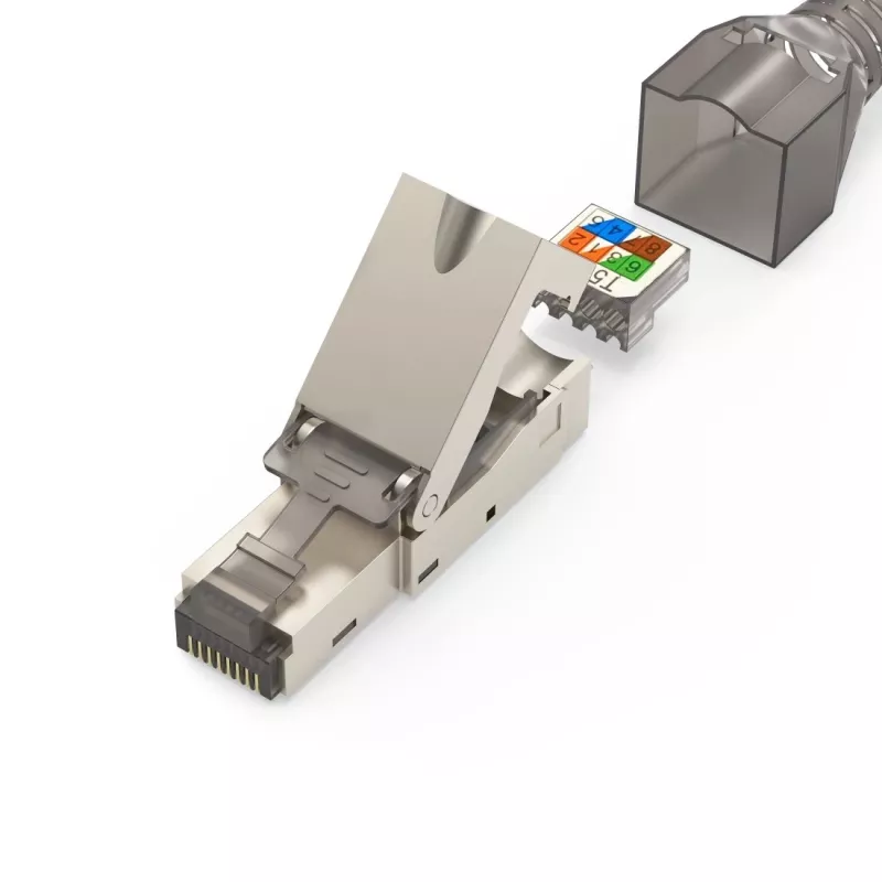 Hama 00200793 laido jungtis RJ45 pilka