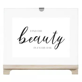 Hama Beauty vienetinis paveikslėlio rėmelis, permatomas, baltas