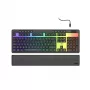 Hama 00217830 klaviatūra, Skirta žaidimams, USB, QWERTZ, vokiška, juoda