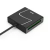 Hama 00200148 kortelių skaitytuvas USB 3.2 Gen 1 (3.1 Gen 1) Type-A/Type-C juoda