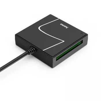 Hama 00200148 kortelių skaitytuvas USB 3.2 Gen 1 (3.1 Gen 1) Type-A/Type-C juoda