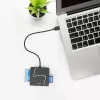 Hama 00200148 kortelių skaitytuvas USB 3.2 Gen 1 (3.1 Gen 1) Type-A/Type-C juoda