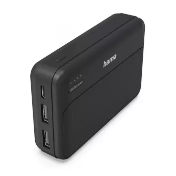 Hama Pocket 10 Lithium Polymer (LiPo) 10000 mAh Juoda