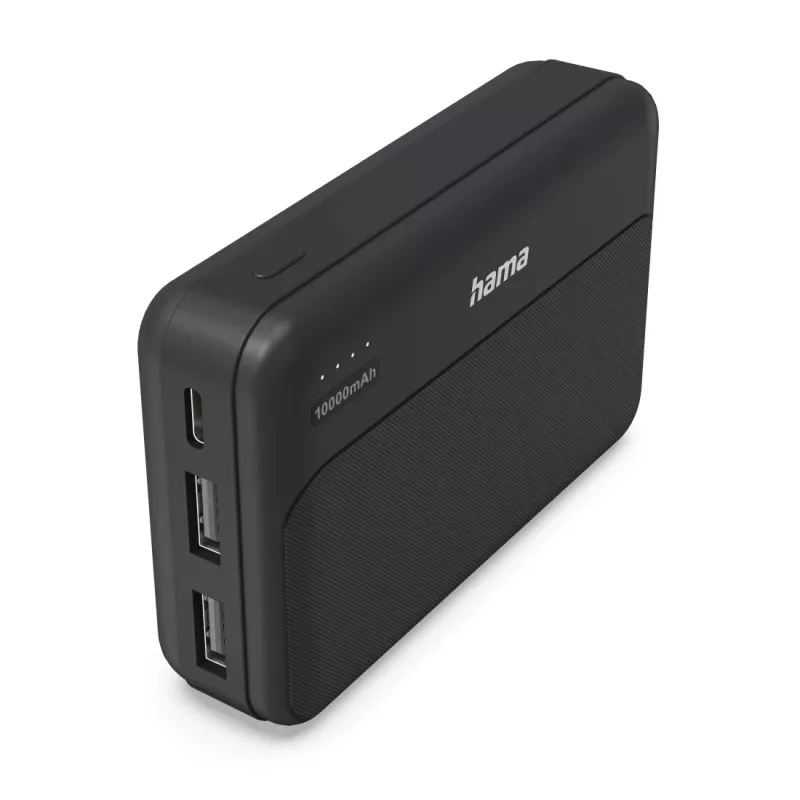 Hama Pocket 10 Lithium Polymer (LiPo) 10000 mAh Juoda