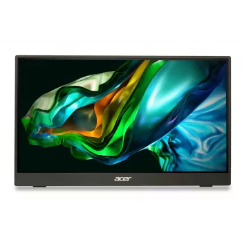 Acer PM161QBbmiuux Nešiojamasis monitorius Juoda 39,6 cm (15,6 col.) LCD 1920 x 1080 pikseliai